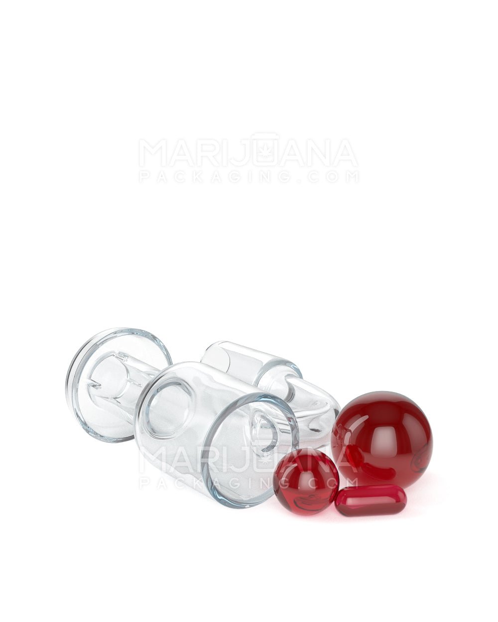 Assorted Quartz Banger Nail Terp Slurper Set w/ Eyeball Pearl & Carb Cap | 14mm - 90 Degree - Male - 24