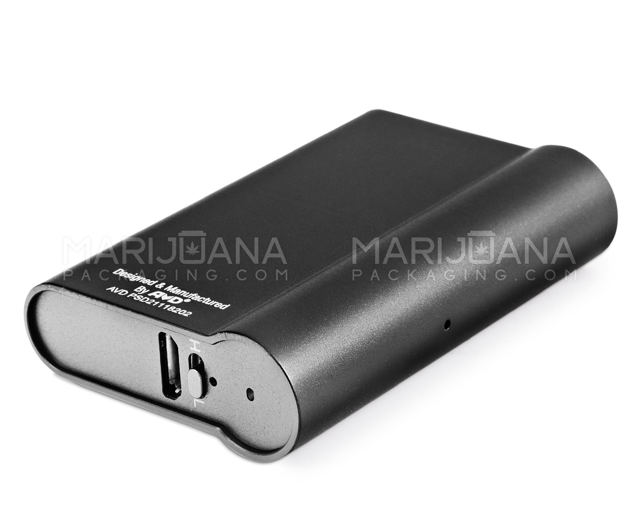 AVD | Plum Seed Vape Battery | 350mAh - Black - 510 Thread - 4