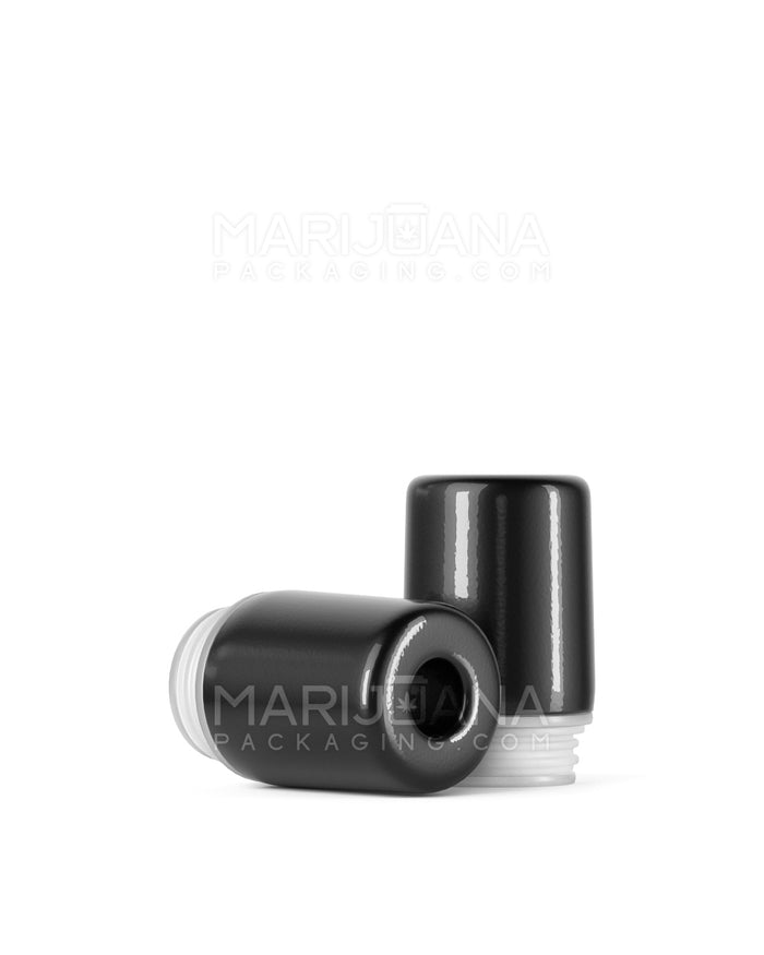 AVD Barrel Vape Mouthpiece for Glass Cartridges | Black Ceramic - Eazy Press | Sample Image