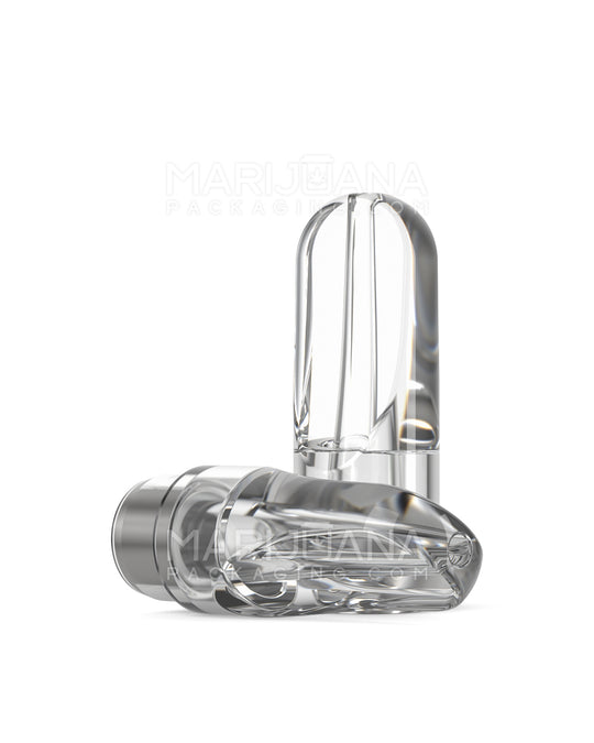 AVD Flat Vape Mouthpiece for GoodCarts Plastic Cartridges | Clear Plastic - Press On | Sample - 1