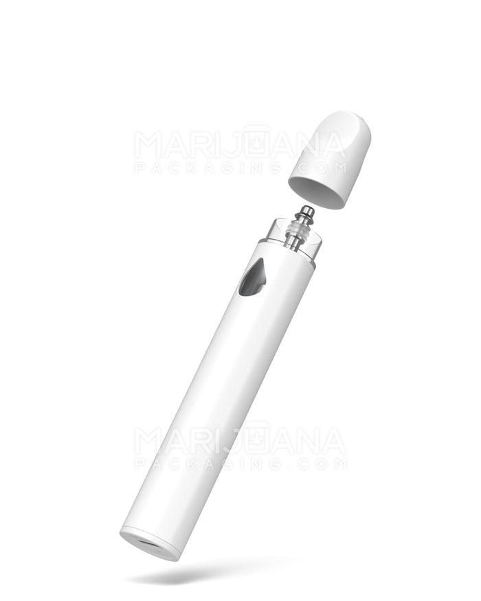 RAE Gamma White Ceramic Core Disposable Vape Pen with Waterdrop Windows | 1mL - 310 mAh | Sample Image