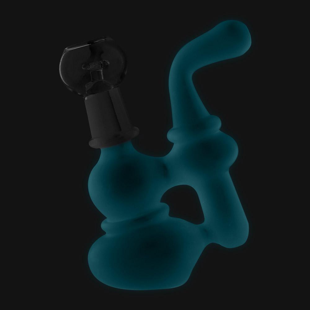 5.5" Glow in the Dark Recycler 18mm - 6