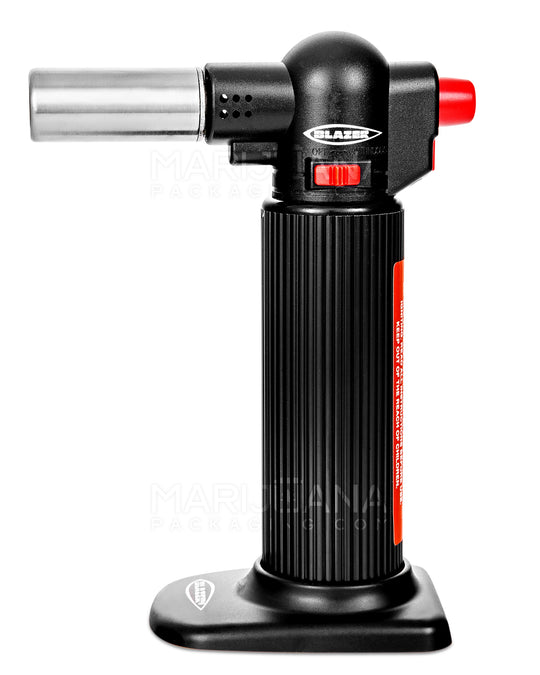 BLAZER | Big Buddy Metal Torch w/ Safety Lock | 7in Tall - No Butane - Black - 1