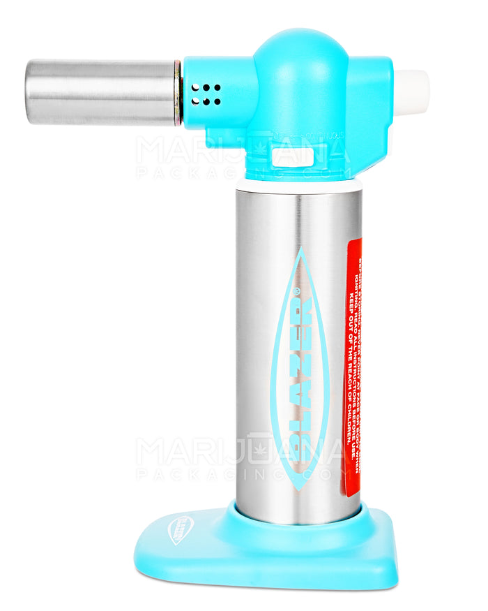 BLAZER | Big Buddy Metal Torch w/ Safety Lock | 7in Tall - No Butane - Blue Image