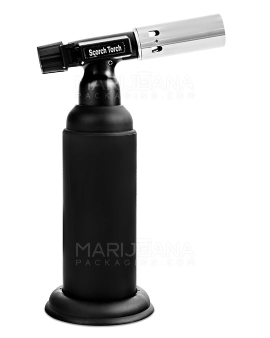 SCORCH TORCH | Metal Torch w/ Safety Lock | 8in Tall - Butane - Black - 1