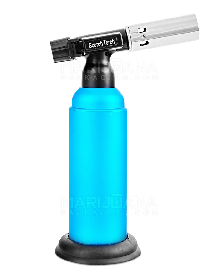 SCORCH TORCH | Metal Torch w/ Safety Lock | 8in Tall - Butane - Blue Image