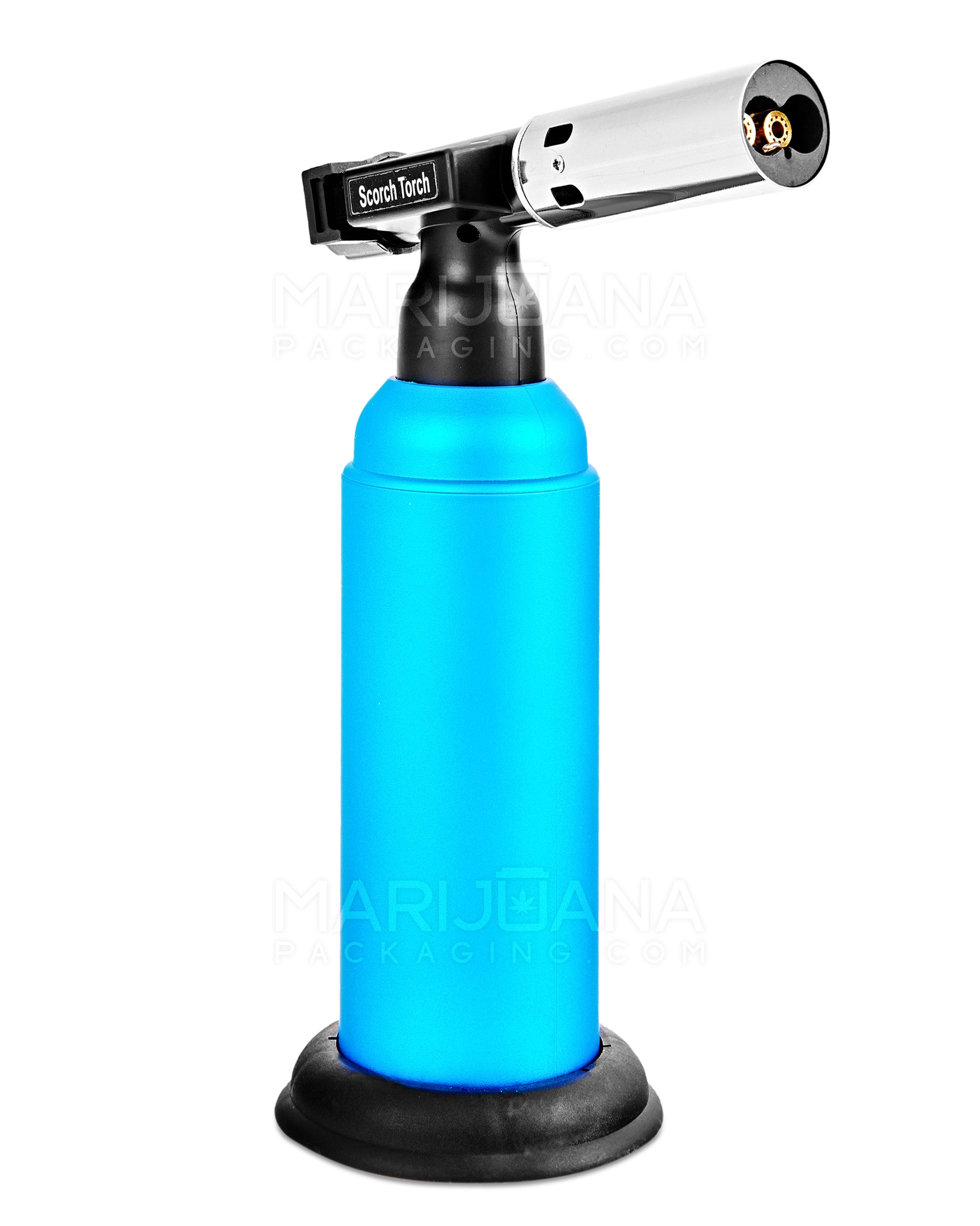 SCORCH TORCH | Metal Torch w/ Safety Lock | 8in Tall - Butane - Blue - 3