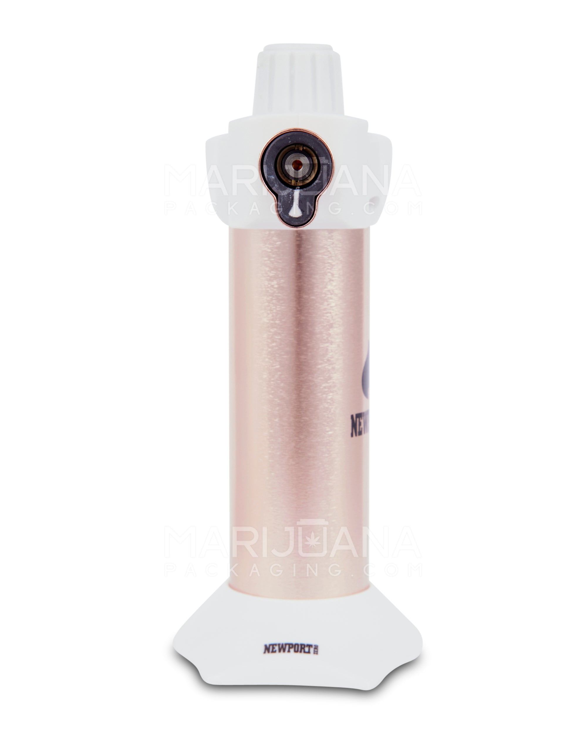 NEWPORT | Zero Metal Cigar Torch | 5.5in Tall - No Butane - Rose Gold - 3