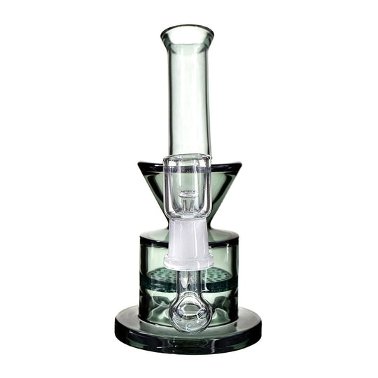 6” Black Funnel Top Honeycomb Oil Rig 14mm - 4