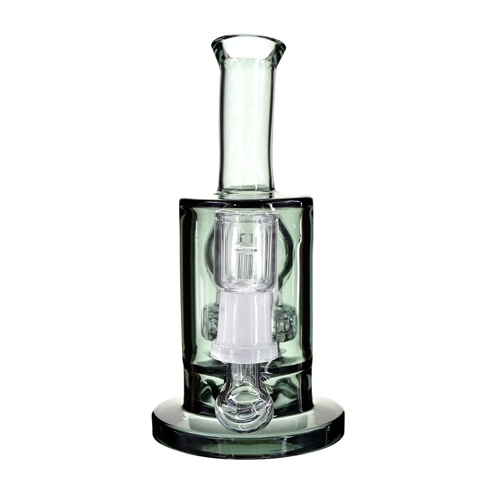 6" Black Genie Ball Perc Oil Rig 14mm - 4