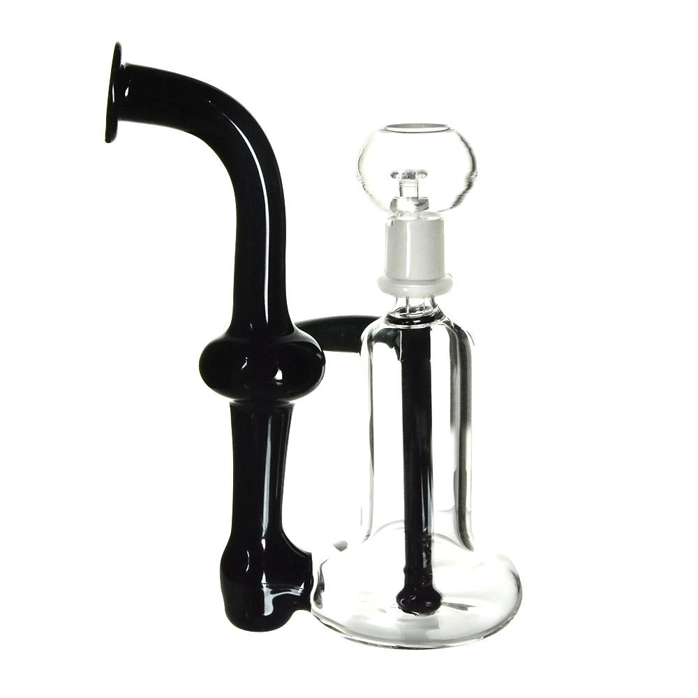 6" Black Stem Recycler 14mm - 3