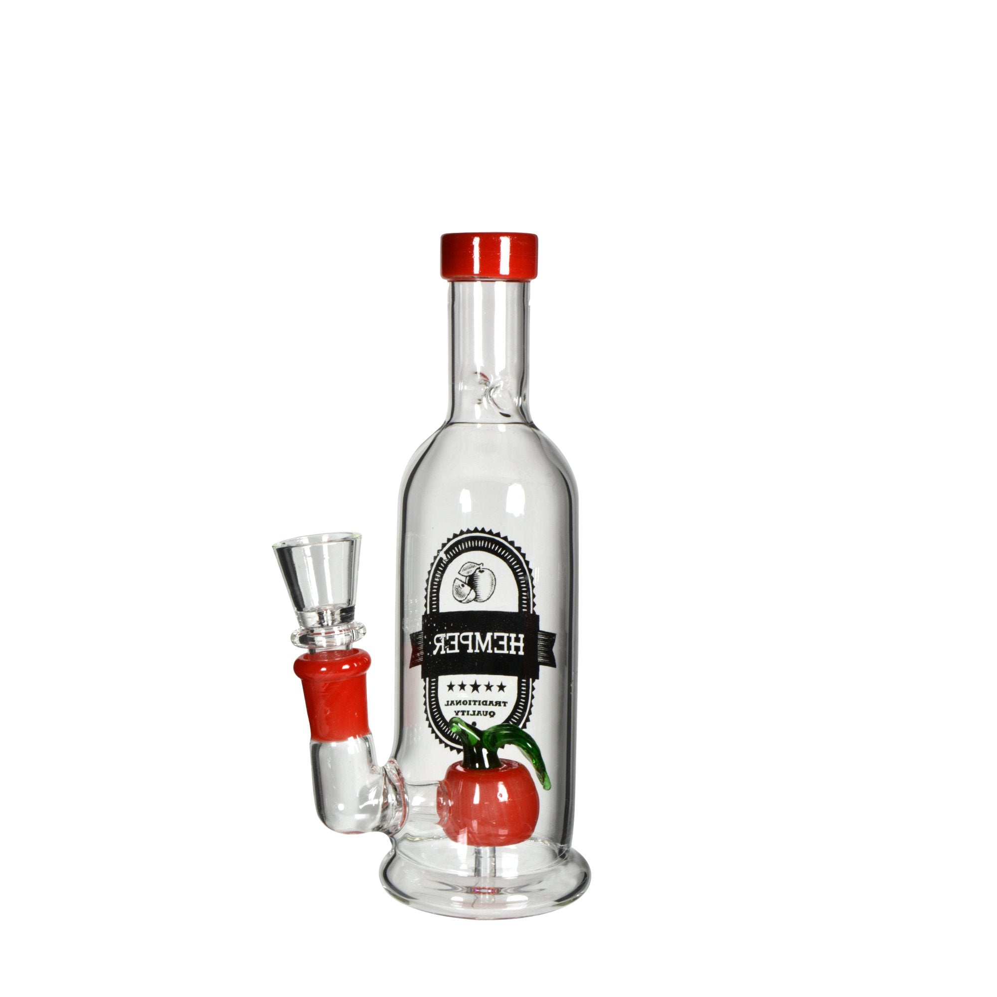 7" Apple Percolator Water Pipe 14MM - 3