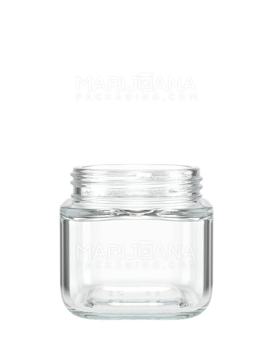 POLLEN GEAR SoftSquare Clear Glass Jar | 46mm - 3.75oz | Sample - 1