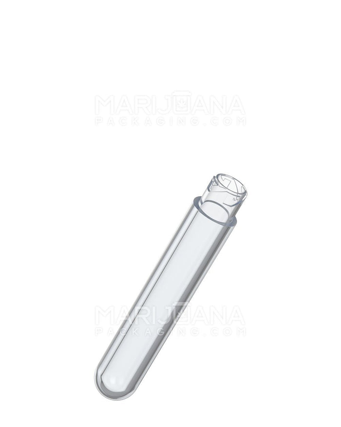 POLLEN GEAR Transparent Pre-Roll & Vaporizer Tall Round Plastic Slim Tubes | 109mm - Clear | Sample Image