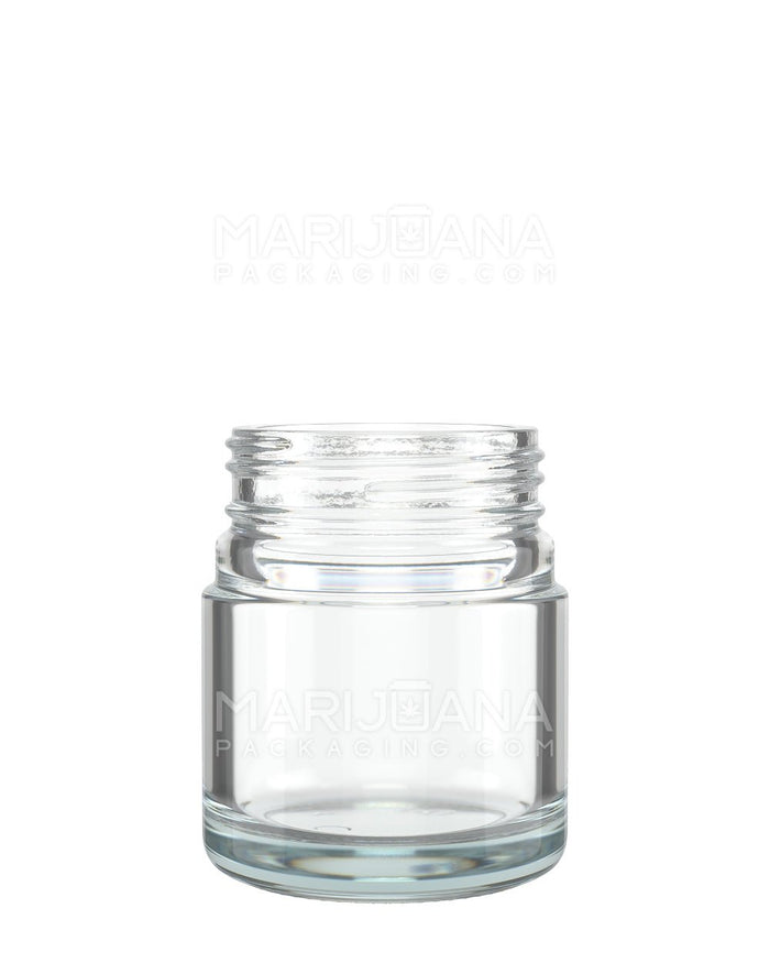 POLLEN GEAR | HiLine Straight Sided Clear Glass Jars | 52mm - 2.5oz - 72 Count Image