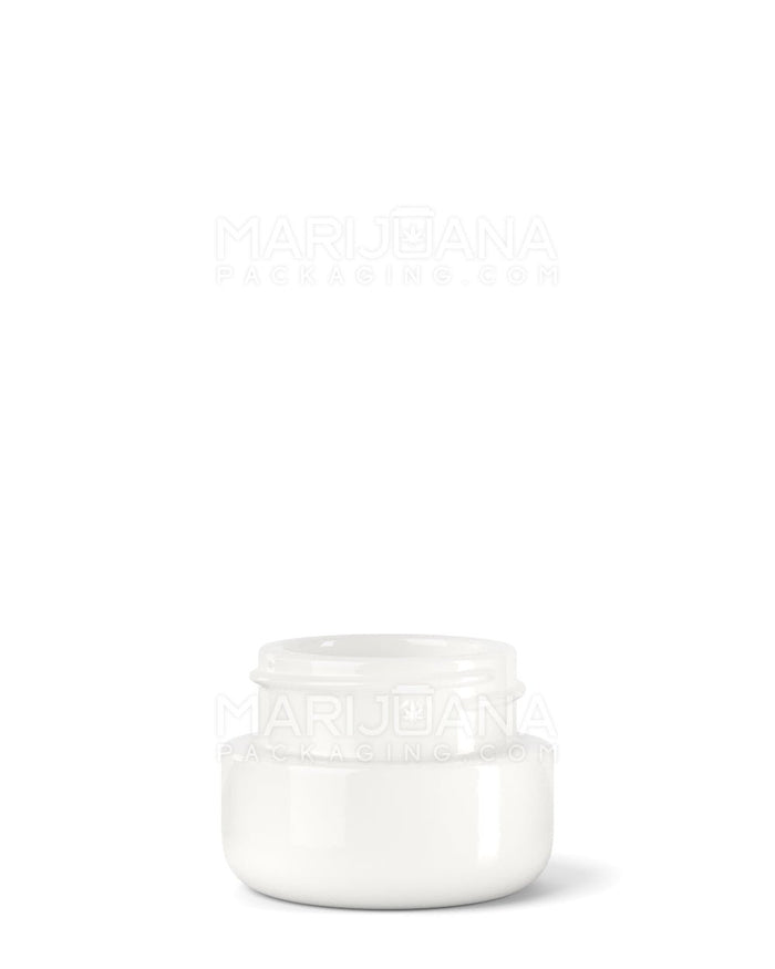 POLLEN GEAR HiLine Glossy White Glass Concentrate Containers | 36mm - 5mL | Sample Image