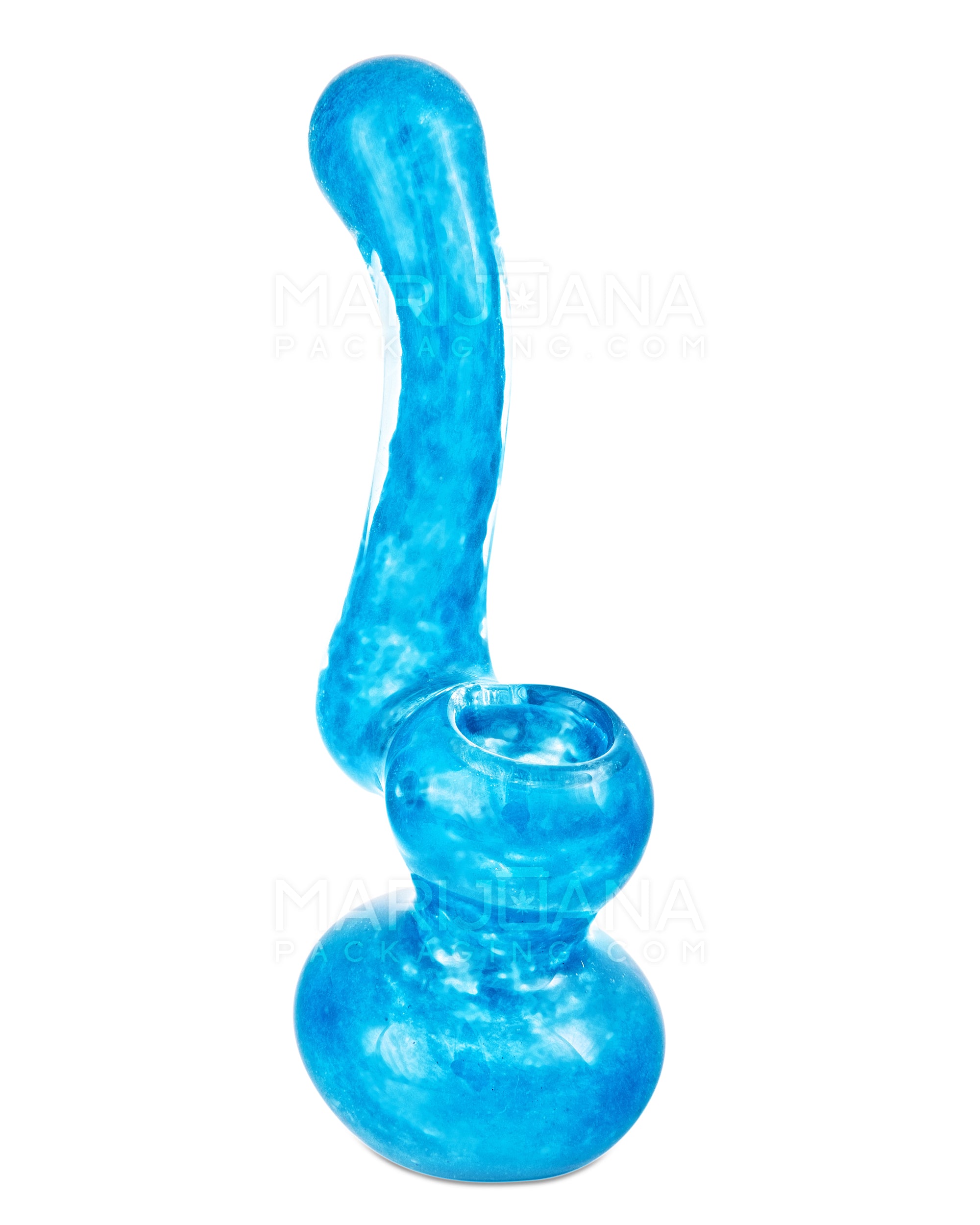 Solid Fritted Glass Bubbler | 3.5in Tall - Glass - Assorted - 2