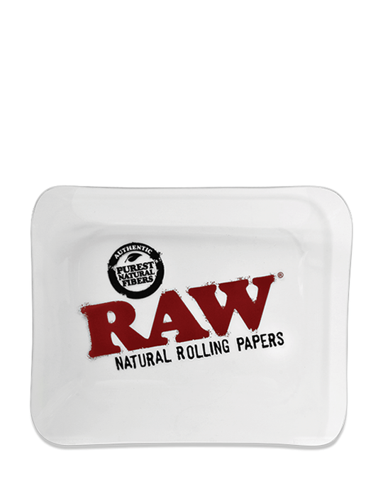 RAW | Glass Rolling Tray | 13in x 11in - Medium - Metal - 1