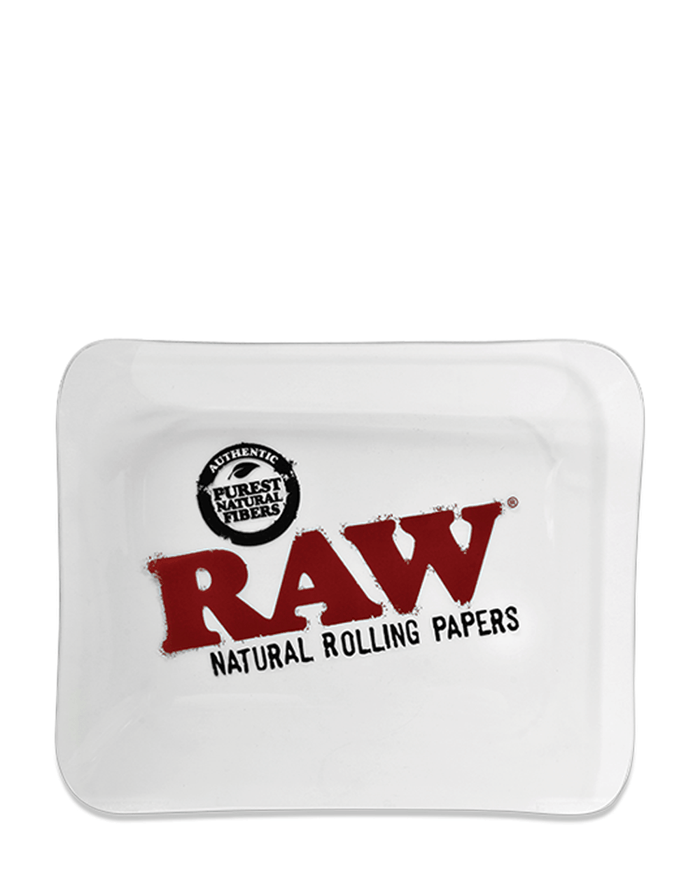 RAW | Glass Rolling Tray | 13in x 11in - Medium - Metal Image