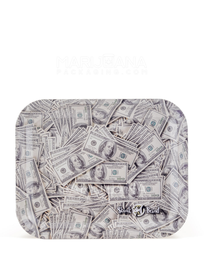 SKUNK | Money Benjamins Rolling Tray | 14in x 11in - Large - Metal Image