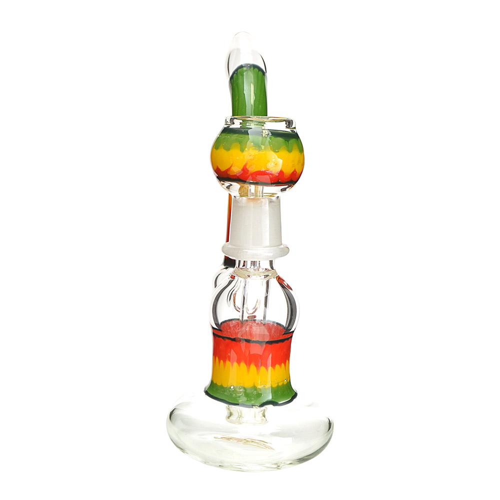 7.5" Raked Rasta Oil Rig 18mm - 4