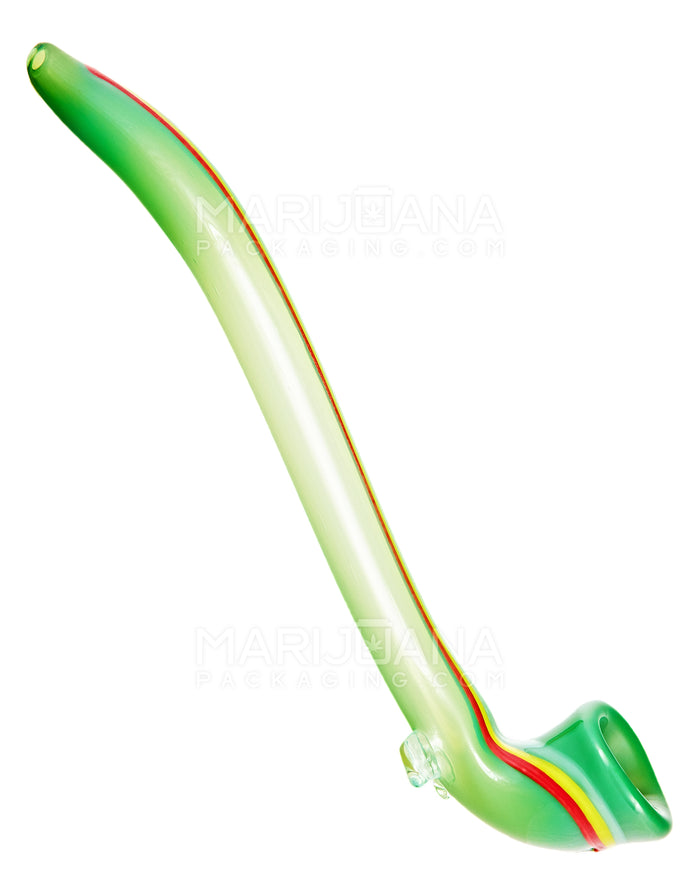 USA Glass | Striped Giant Sherlock Pipe | 15in Long - Glass - Assorted Image