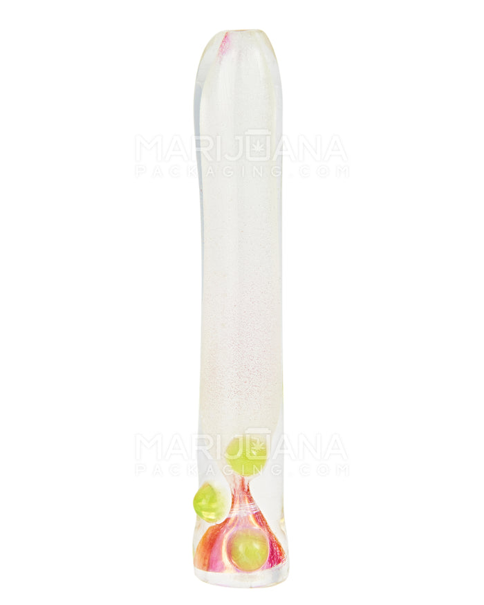 Glow-in-the-Dark | Spiral Chillum Hand Pipe | 3.5in Long - Glass - Assorted Image