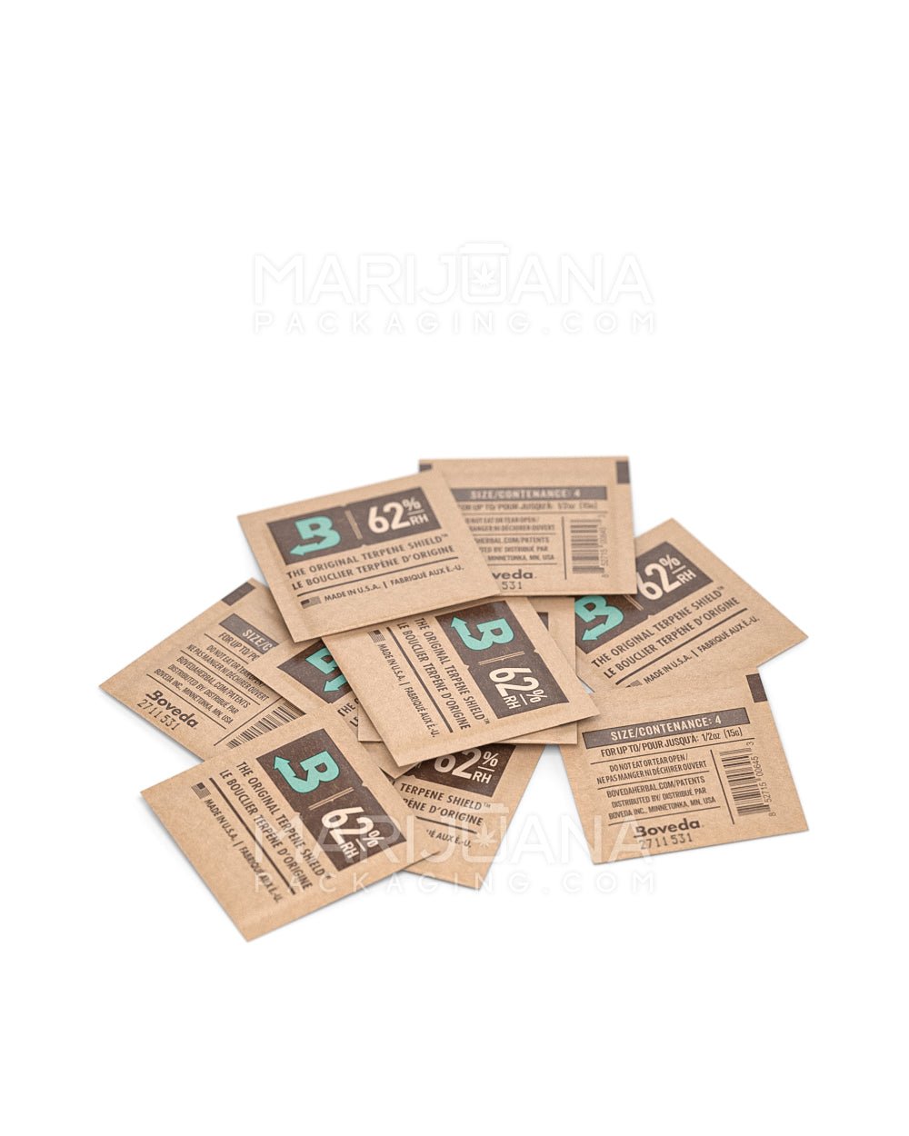 BOVEDA | Humidity Control Packs | 4 Gram - 62% - 10 Count - 9