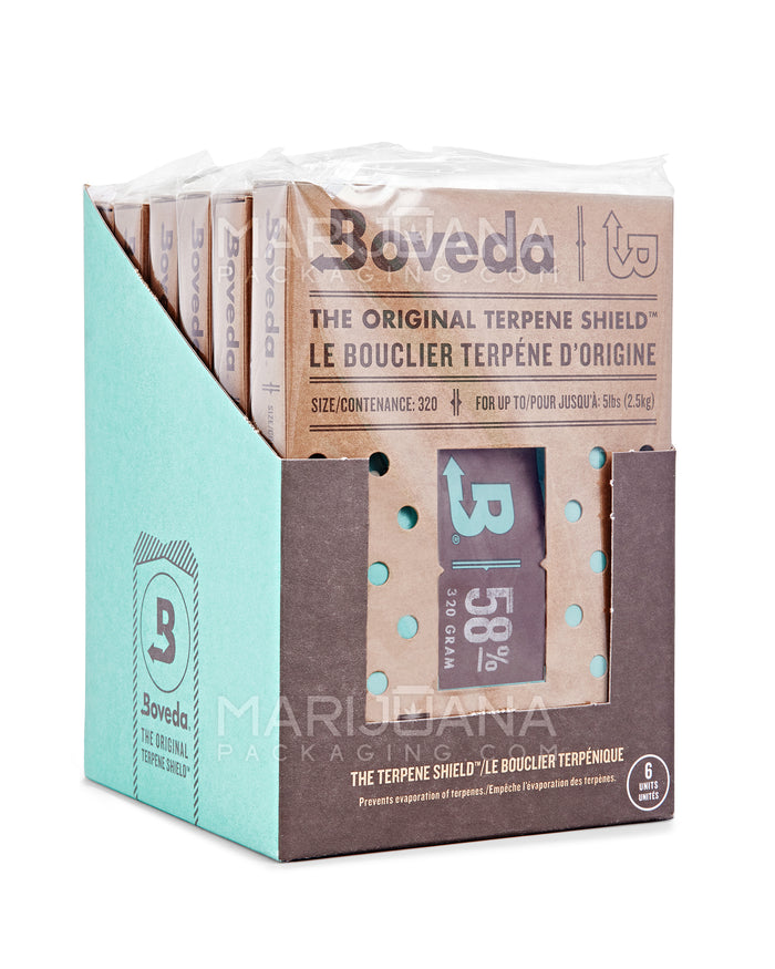 BOVEDA | Humidity Control Packs | 320 Grams - 58% - 6 Count Image