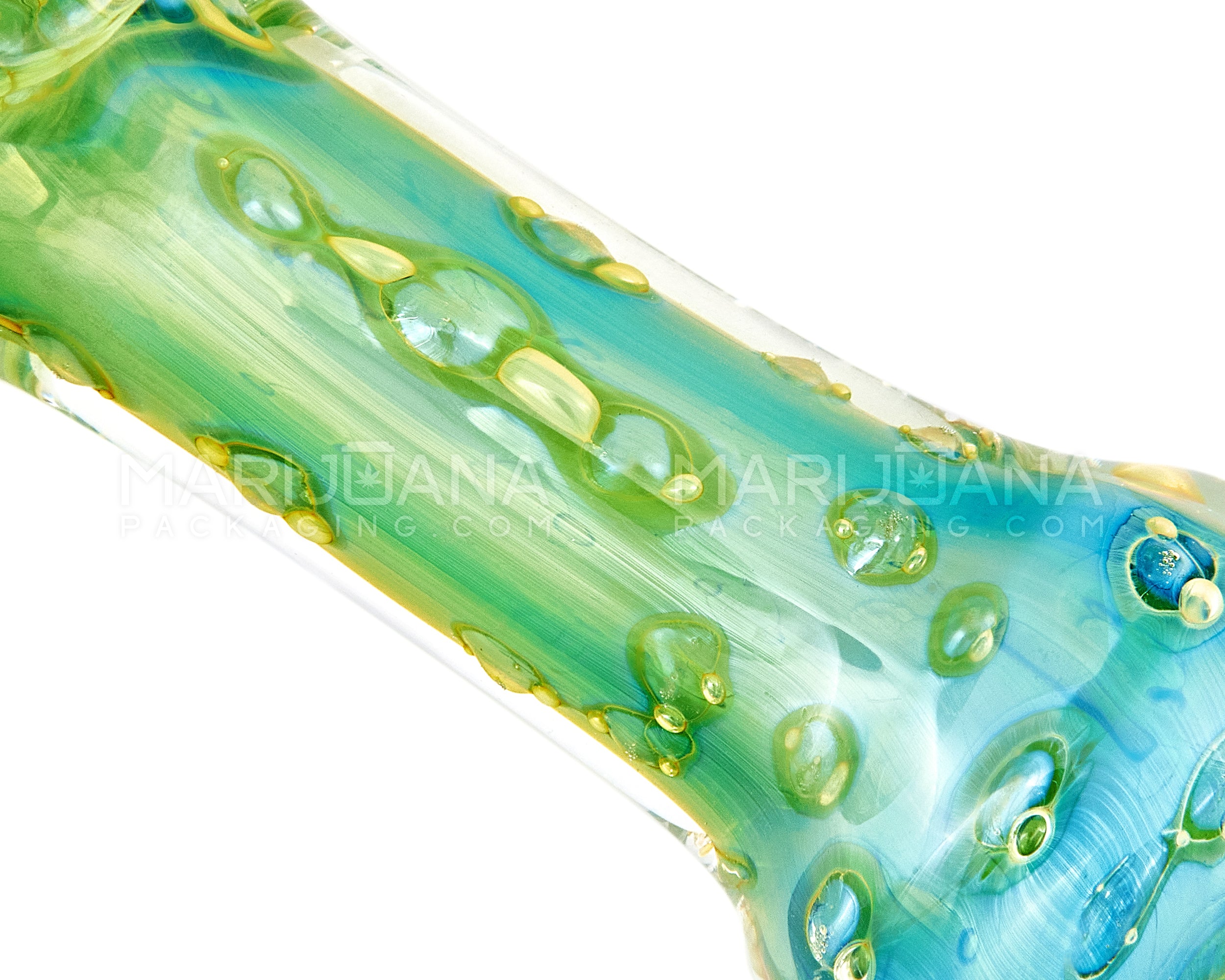 Triple Bowl | Bubble Trap Multi Fumed Spoon Hand Pipe | 4.5in Long - Glass - Assorted - 5