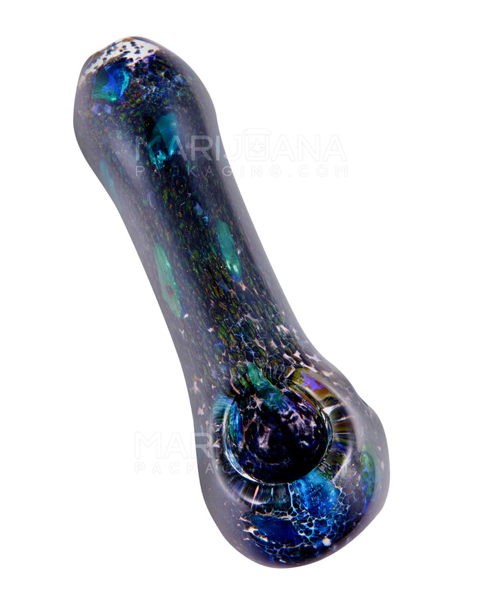 Dot Stack & Frit Spoon Hand Pipe | 5in Long - Glass - Assorted Image