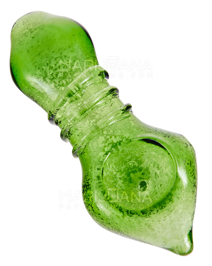 Frit Pointed Hand Pipe | 3.5in Long - Glass - Assorted Image