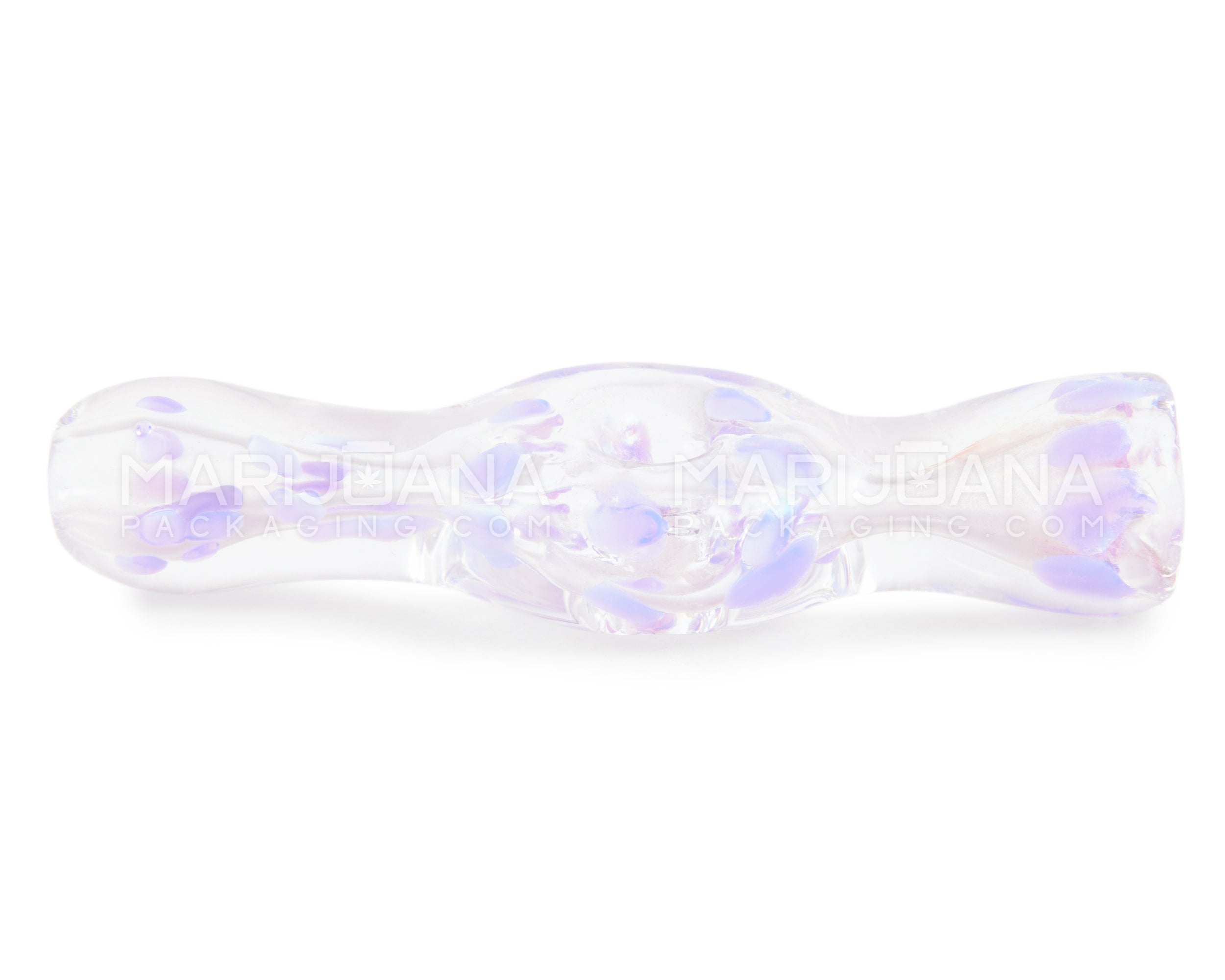 Speckled Donut Chillum Hand Pipe | 3.5in Long - Glass - Assorted - 5