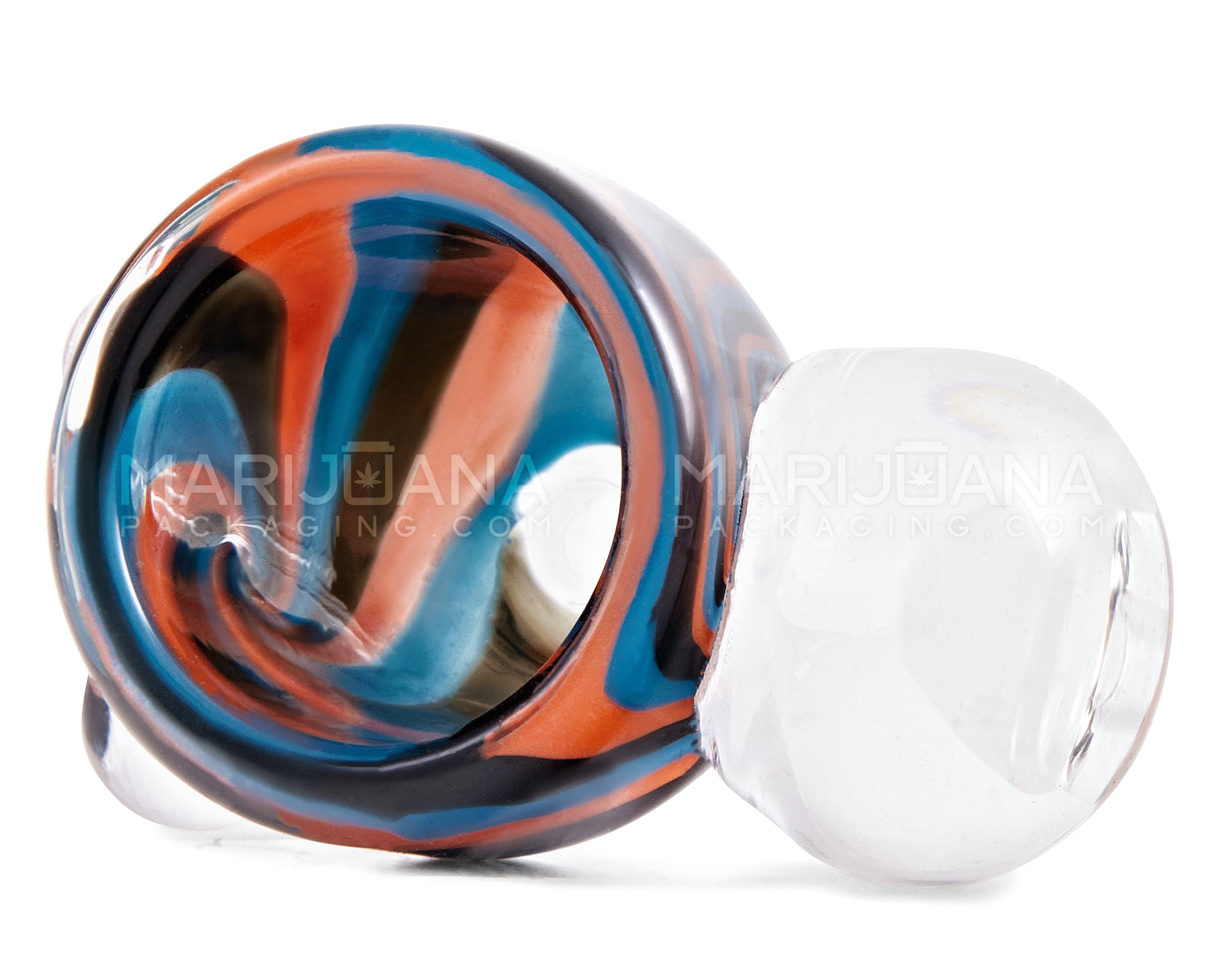 Wig Wag Bowl w/ Triple Knockers | Glass - 14mm - Assorted - 2