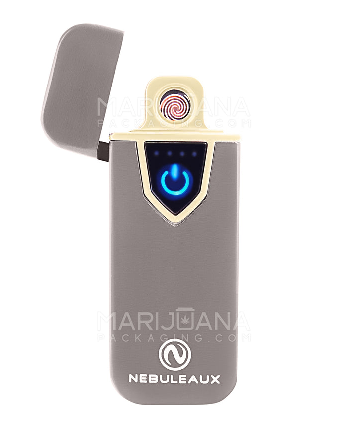 NEBULEAUX | USB Metal Flameless Lighter | 3in Tall - No Butane - Black Image