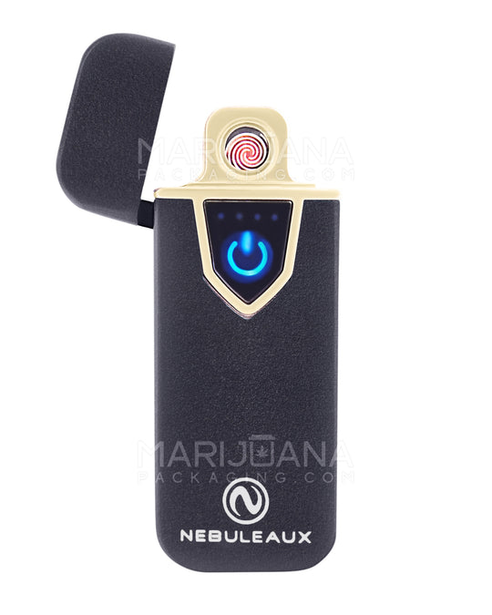 NEBULEAUX | USB Metal Flameless Lighter | 3in Tall - No Butane - Matte Black