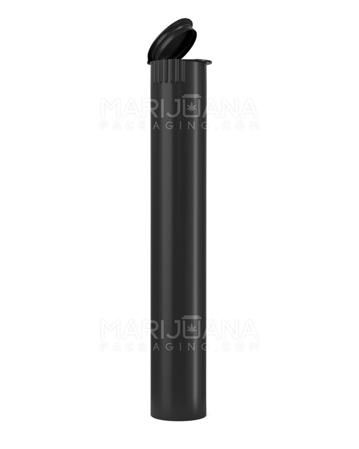 Child Resistant & Sustainable 100% Biodegradable Pop Top Plastic Pre-Roll Tubes | 116mm - Black | Sample Image