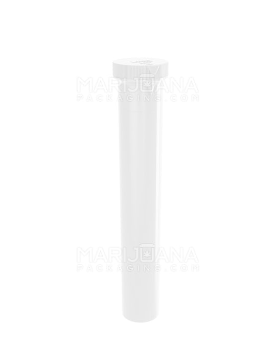 Child Resistant | King Size ‘Line-Up Arrow’ Pre-Roll Tubes | 116mm - Opaque White Plastic - 500 Count - 1