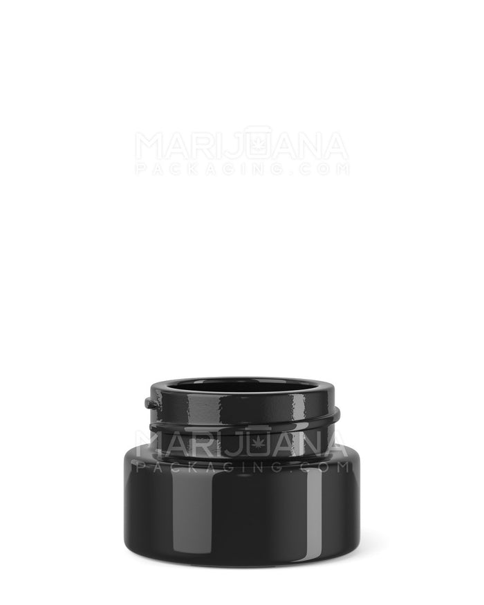 Glossy Black Glass Concentrate Containers | 32mm - 9mL | Sample Image