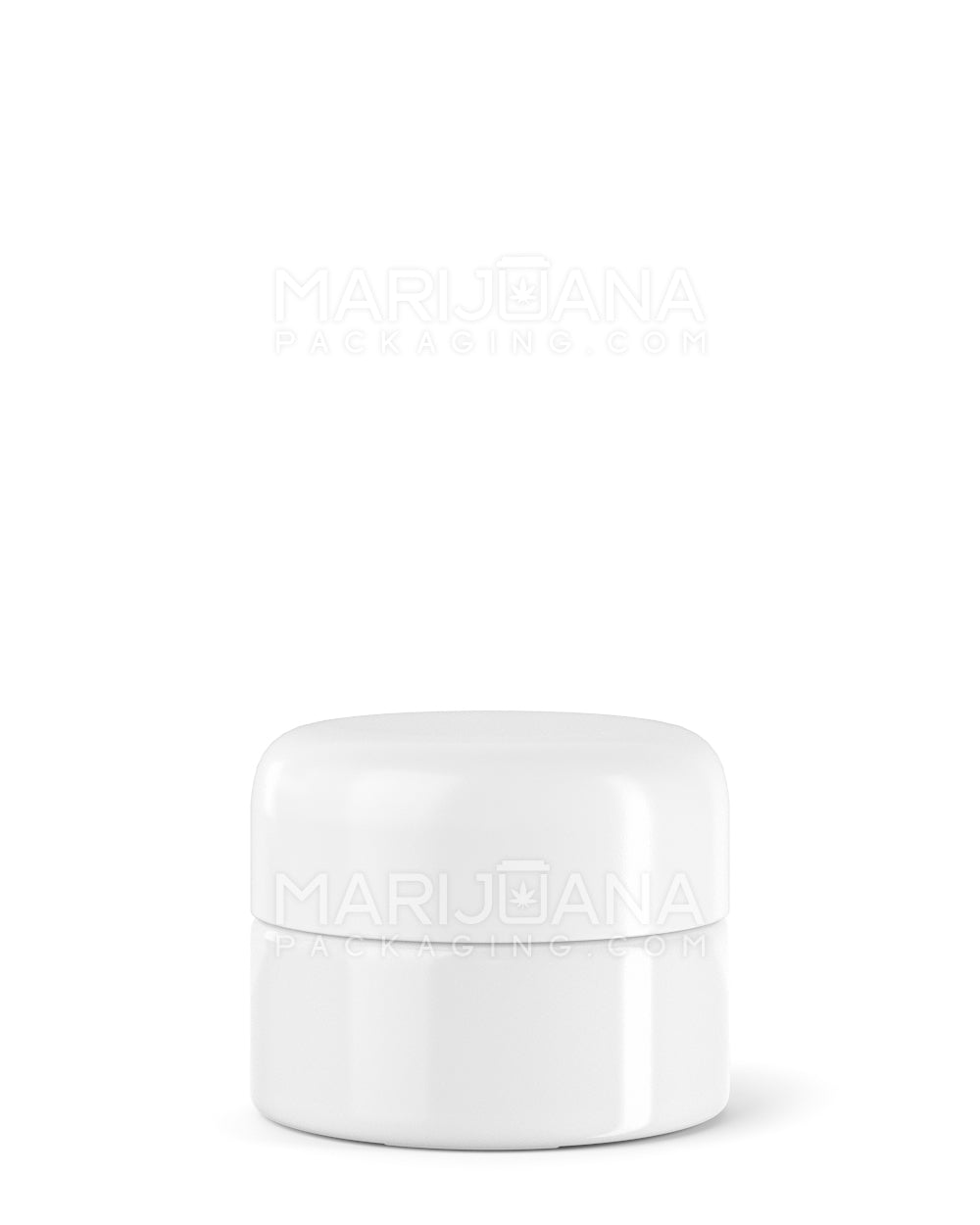 Glossy White Glass Concentrate Containers | 32mm - 9mL - 320 Count - 5