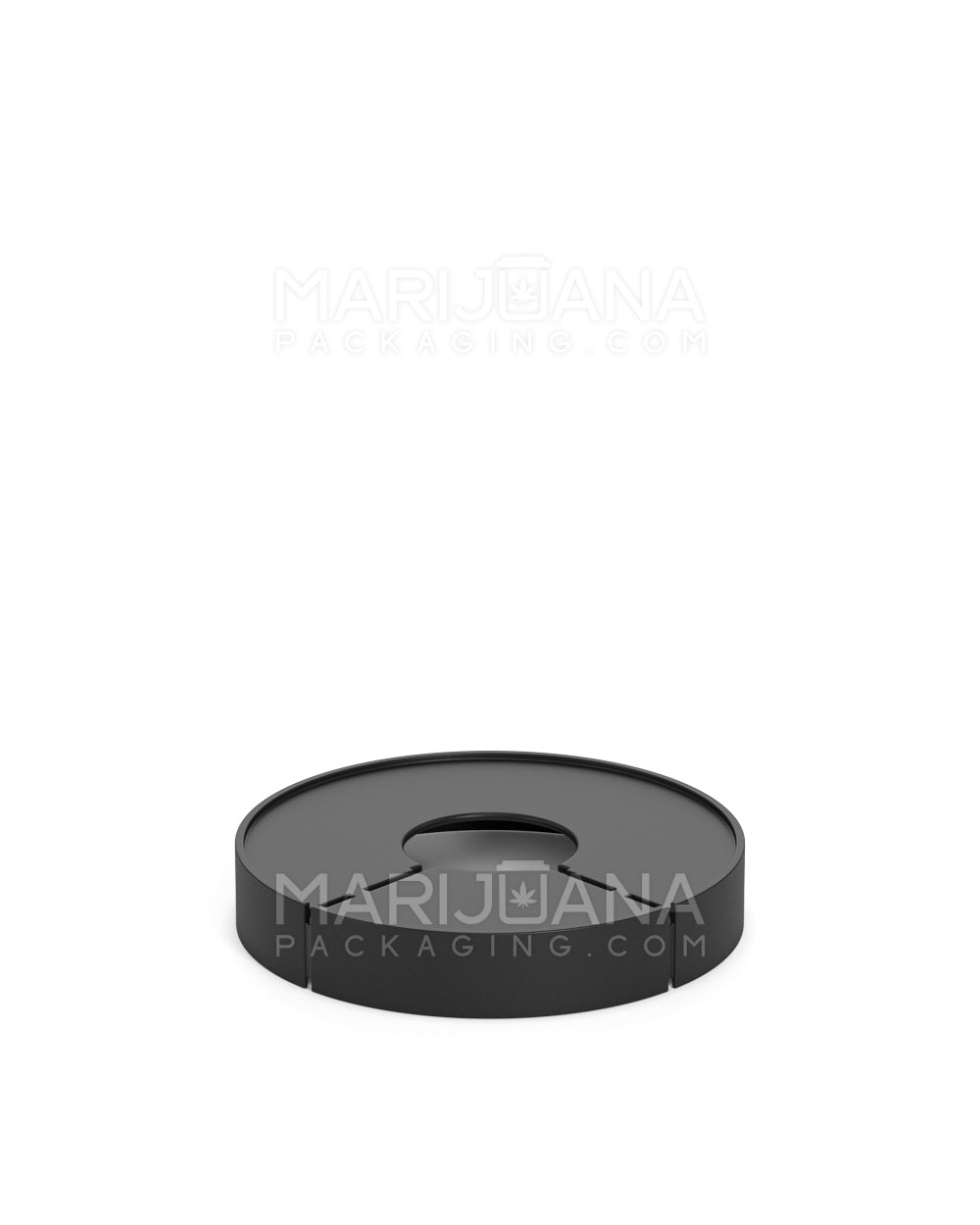 Child Resistant & Tamper Evident Snap On Plastic Caps for Beverage Can | 53mm - Matte Black | Sample - 5