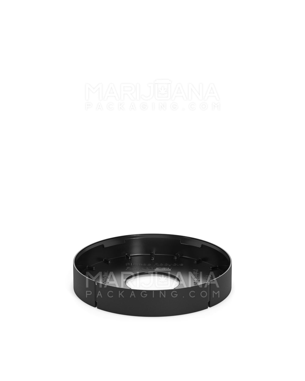 Child Resistant & Tamper Evident | Snap On Plastic Caps for Beverage Can | 53mm - Matte Black - 1000 Count - 6