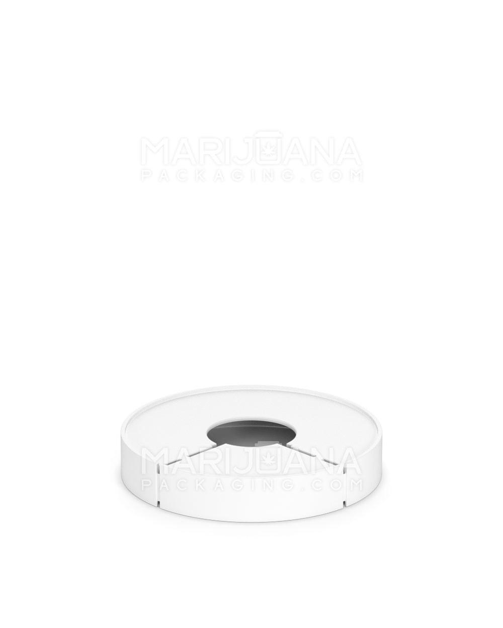 Child Resistant & Tamper Evident Snap On Plastic Caps for Beverage Can | 53mm - Matte White | Sample - 5