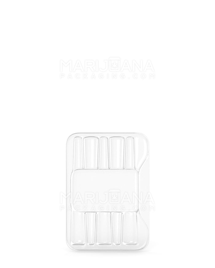 Joint Box Insert Tray for 5 Mini Pre Rolled Cones | 70mm - Clear Plastic | Sample Image