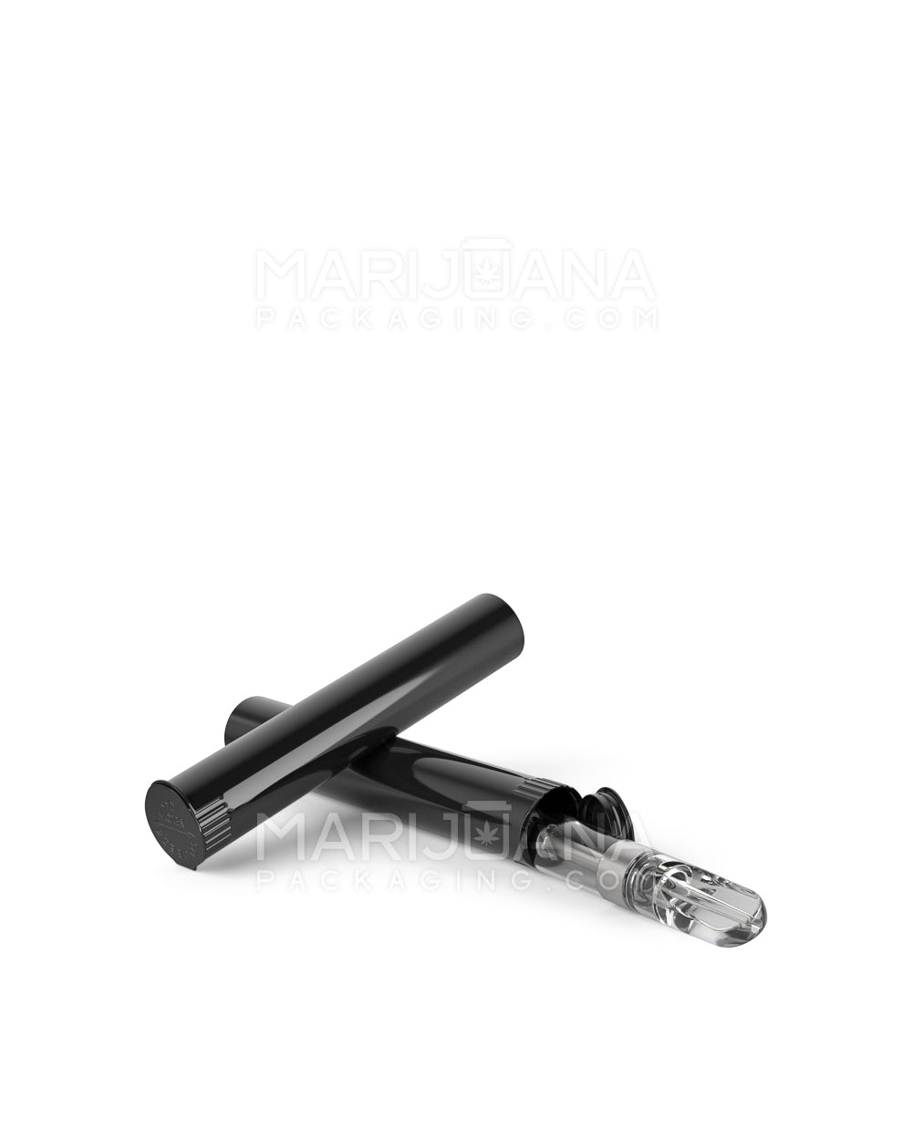 Child Resistant | Pop Top Vape Cartridge Tube | 80mm - Black - 1000 Count - 5