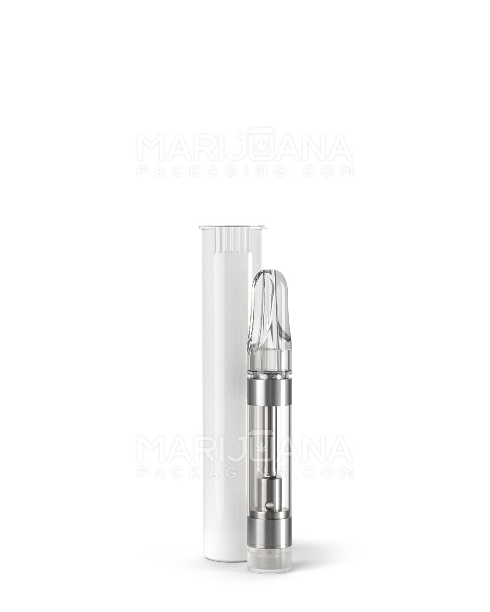 Child Resistant | Pop Top Vape Cartridge Tube | 80mm - White - 1000 Count - 2