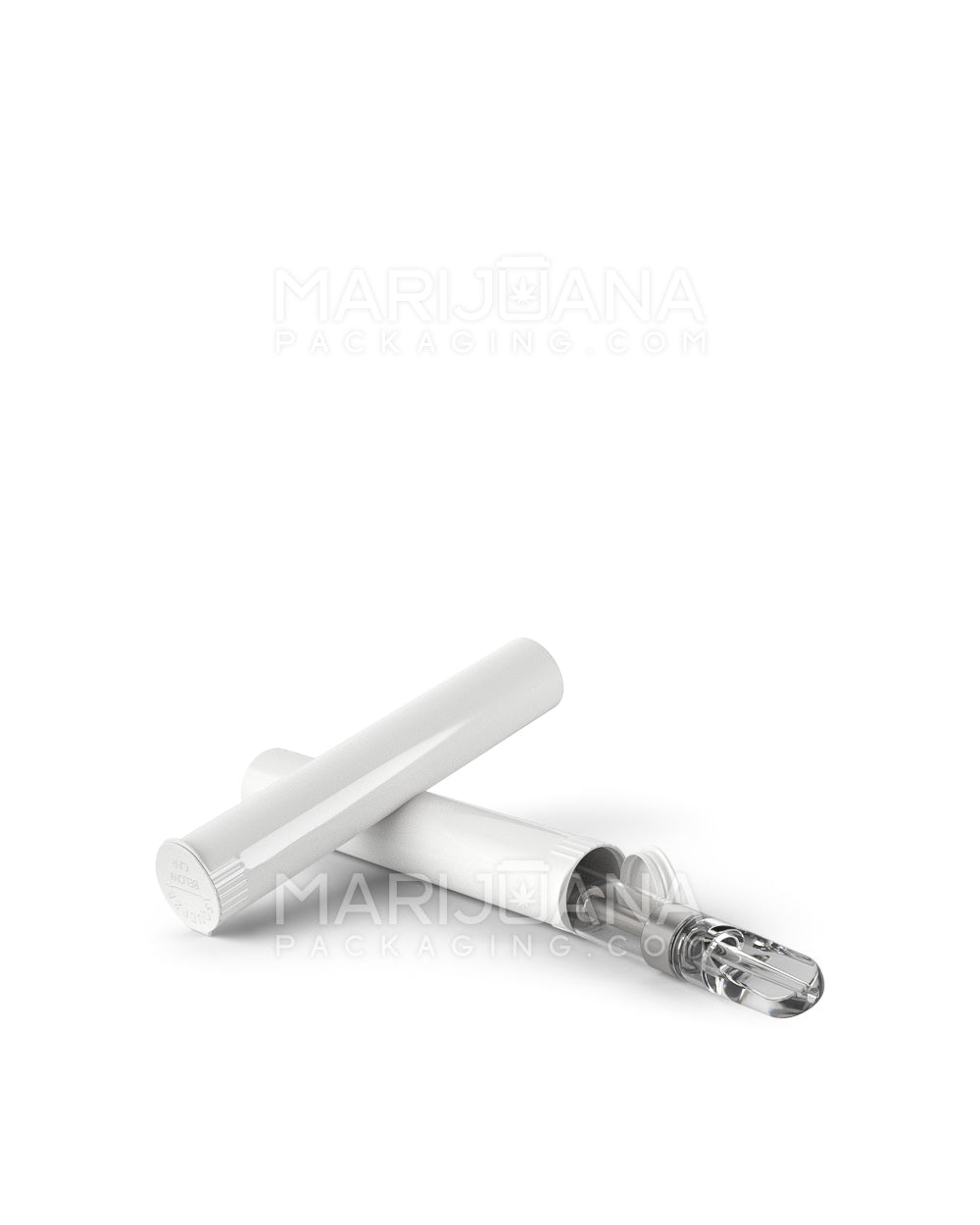 Child Resistant | Pop Top Vape Cartridge Tube | 80mm - White - 1000 Count - 5