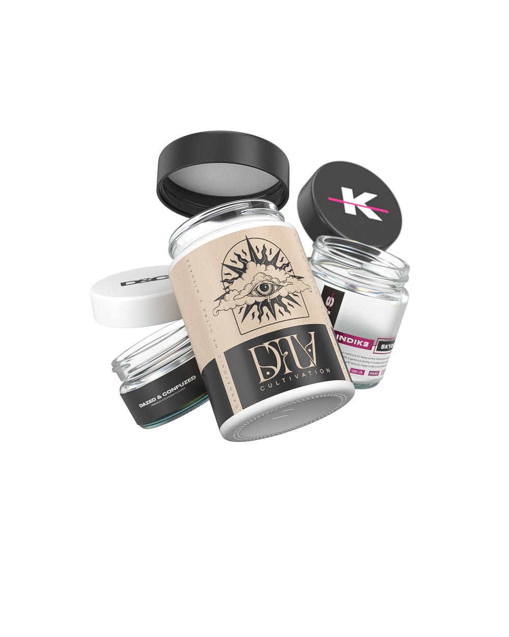 Custom Branded Glass Jars - 1