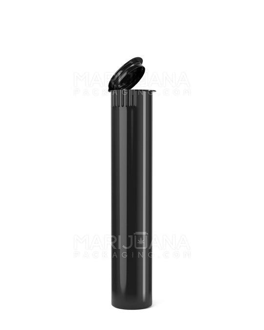 Child Resistant Pop Top Opaque Plastic Pre-Roll Tubes | 98mm - Black | Sample - 1