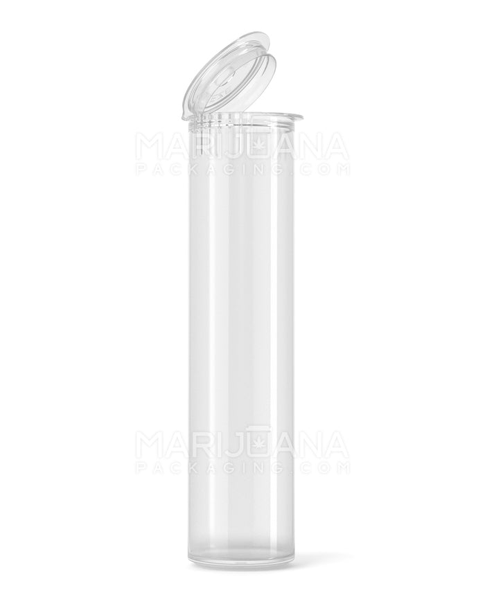 Child Resistant Pop Top Plastic Pre-Roll Tubes | 78mm - Clear | Sample Image